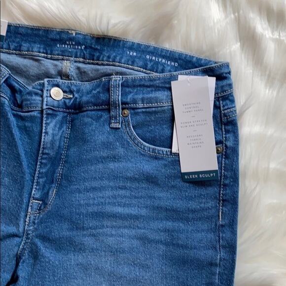 $25/ New Direction Girlfriend Cuffed Jeans Size 12R - Picture 13 of 16